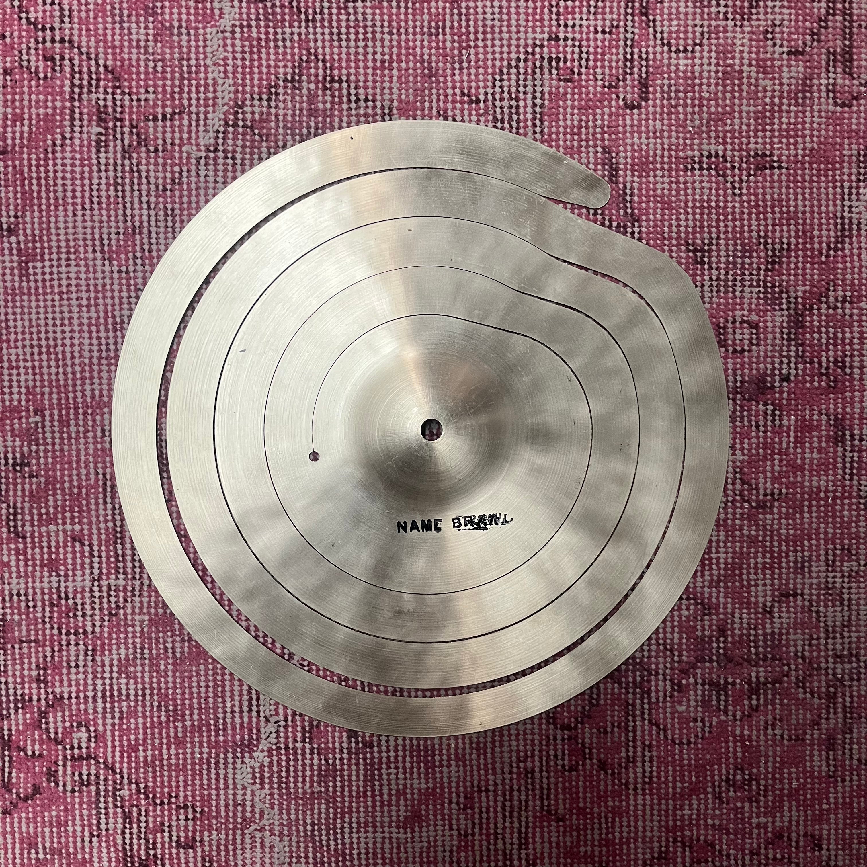 14" Name Brand Spiral Cymbal